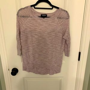 Express Lightweight Lilac Sweater